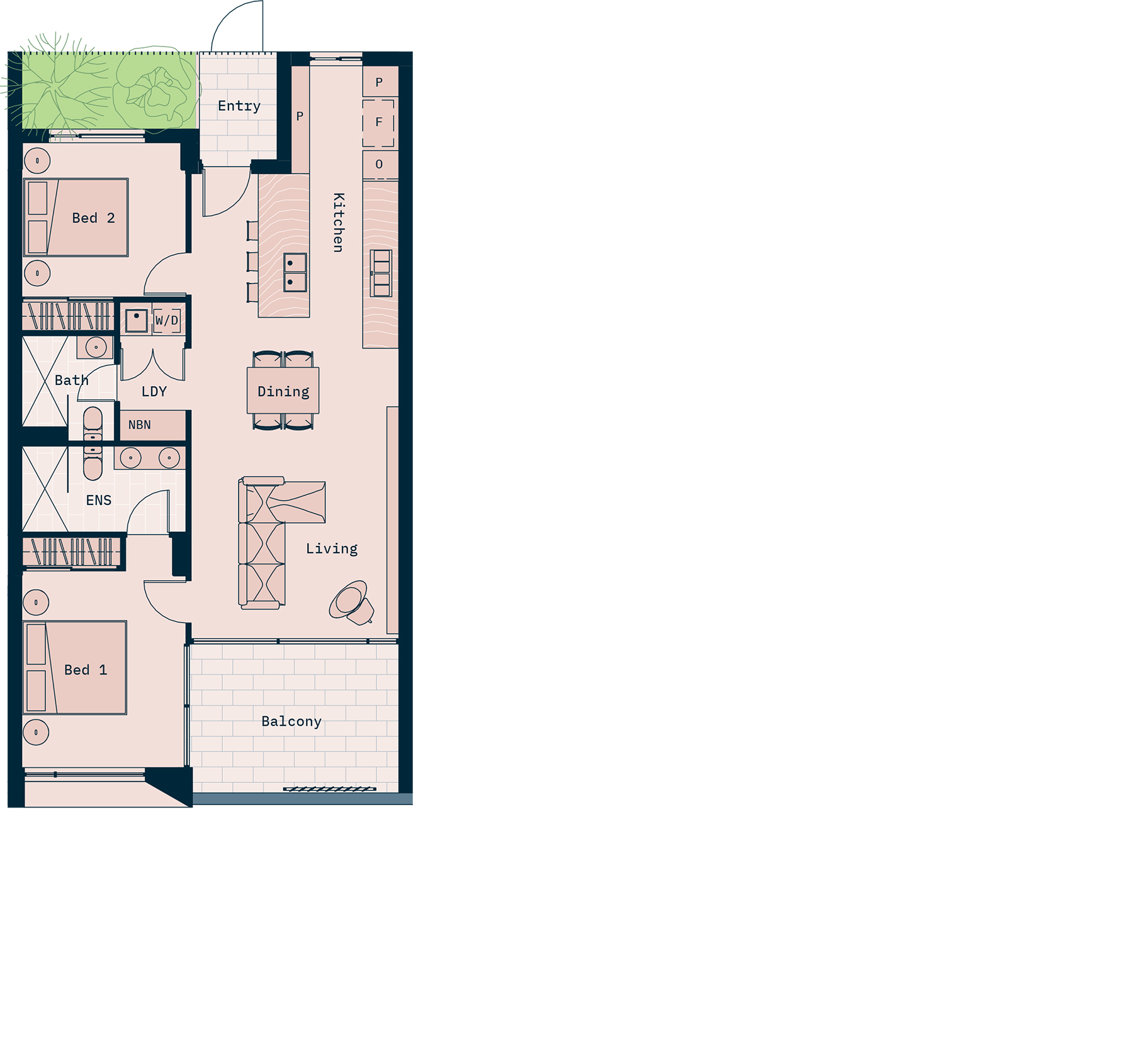 Bloom Nedlands floorplan